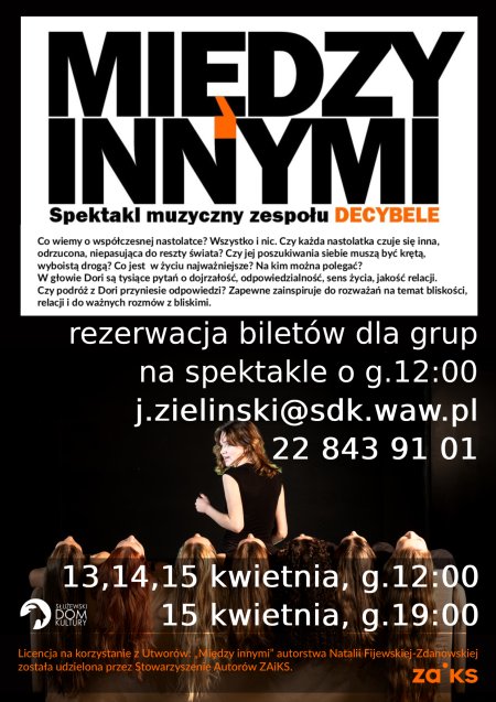 Między innymi - spektakl zespołu wokalnego DECYBELE